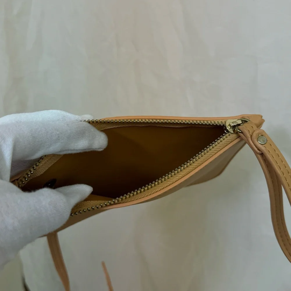Mansur Gavriel Leather Clutch Pouch Wallet Wristlet